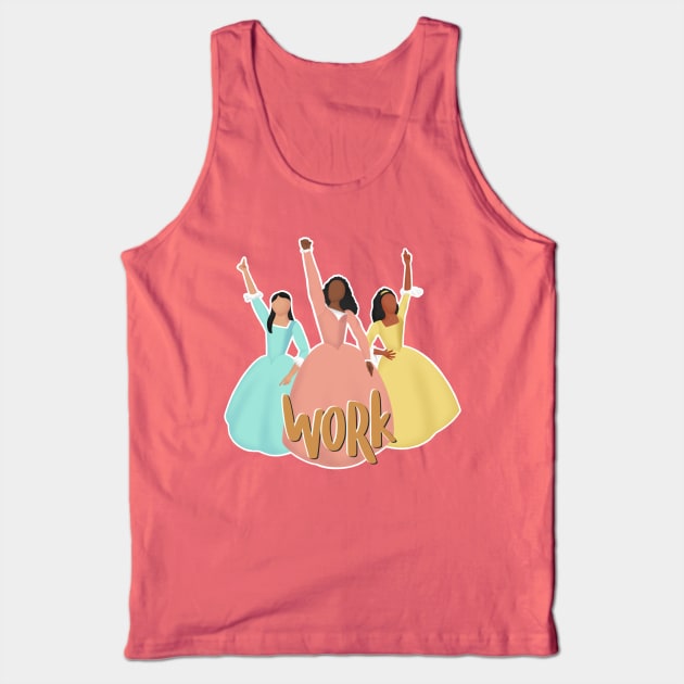 The Schuyler Sisters Work Tank Top by MyownArt